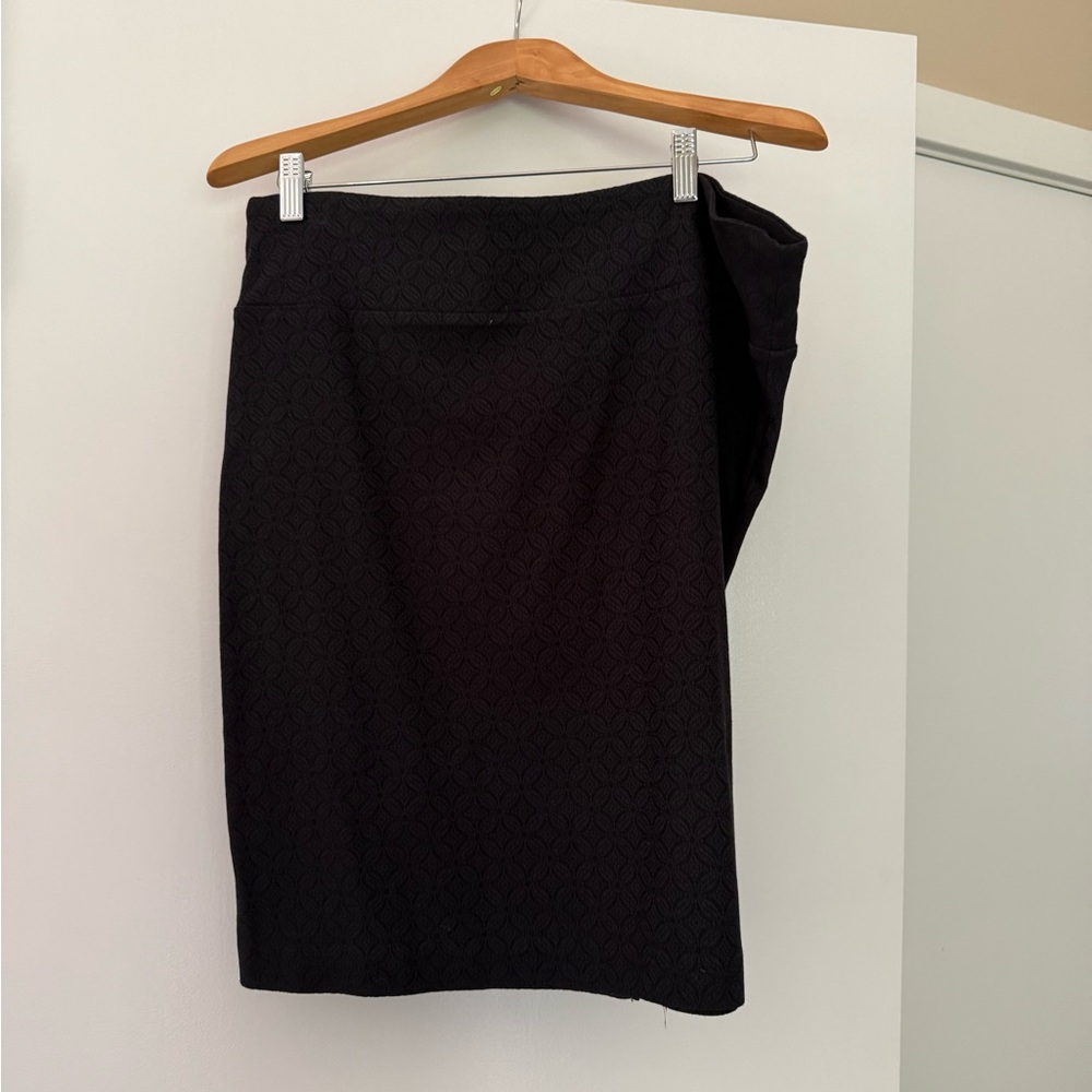 Margaret M Black Asymmetrical Skirt